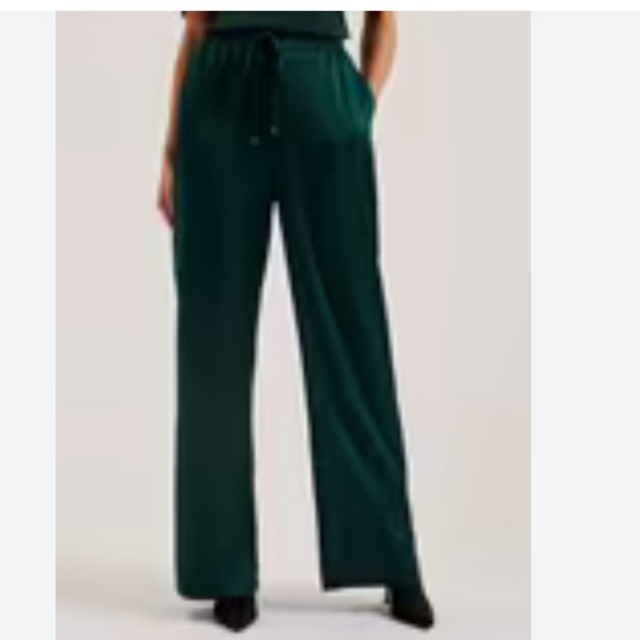 Ted Baker NWT Teal Wide Leg Pull on Trouser Size 0/XS - Picture 8 of 15